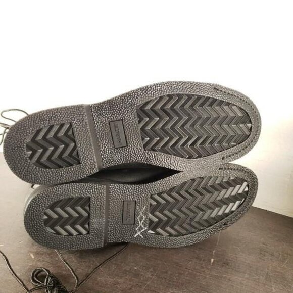 Vtg Addison Shoe Co Black Safety Work Boots Men's Sz 14R NWT Punk Grunge Police - Picture 13 of 13